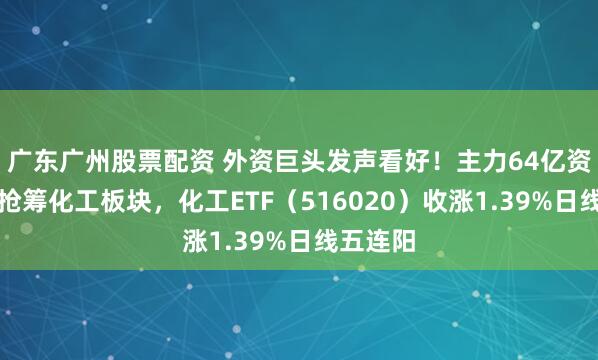 广东广州股票配资 外资巨头发声看好！主力64亿资金疯狂抢筹化工板块，化工ETF（516020）收涨1.39%日线五连阳
