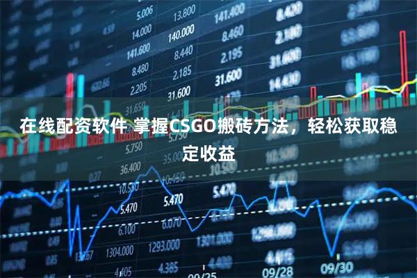在线配资软件 掌握CSGO搬砖方法，轻松获取稳定收益